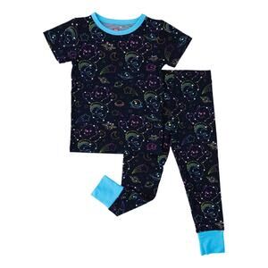 NEW BIRDIE BEAN boy's care bears cosmic constellations 2-piece pajamas in multi